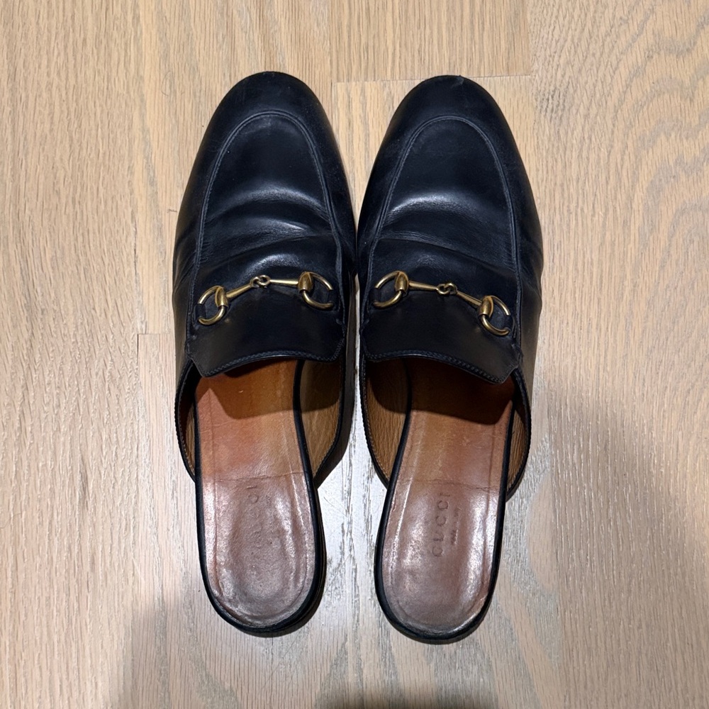 Gucci Princetown Loafer Slides - Picture 2 of 5